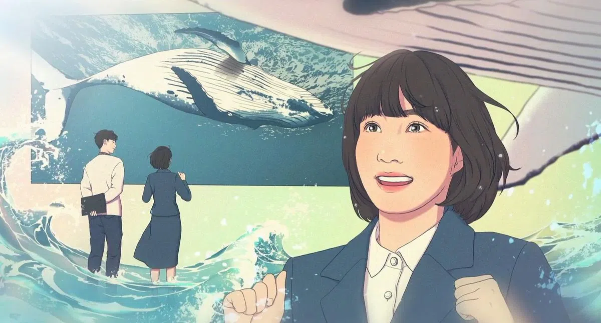 《非》制作精良，剧中的动画也是看点之一。（图/互联网）