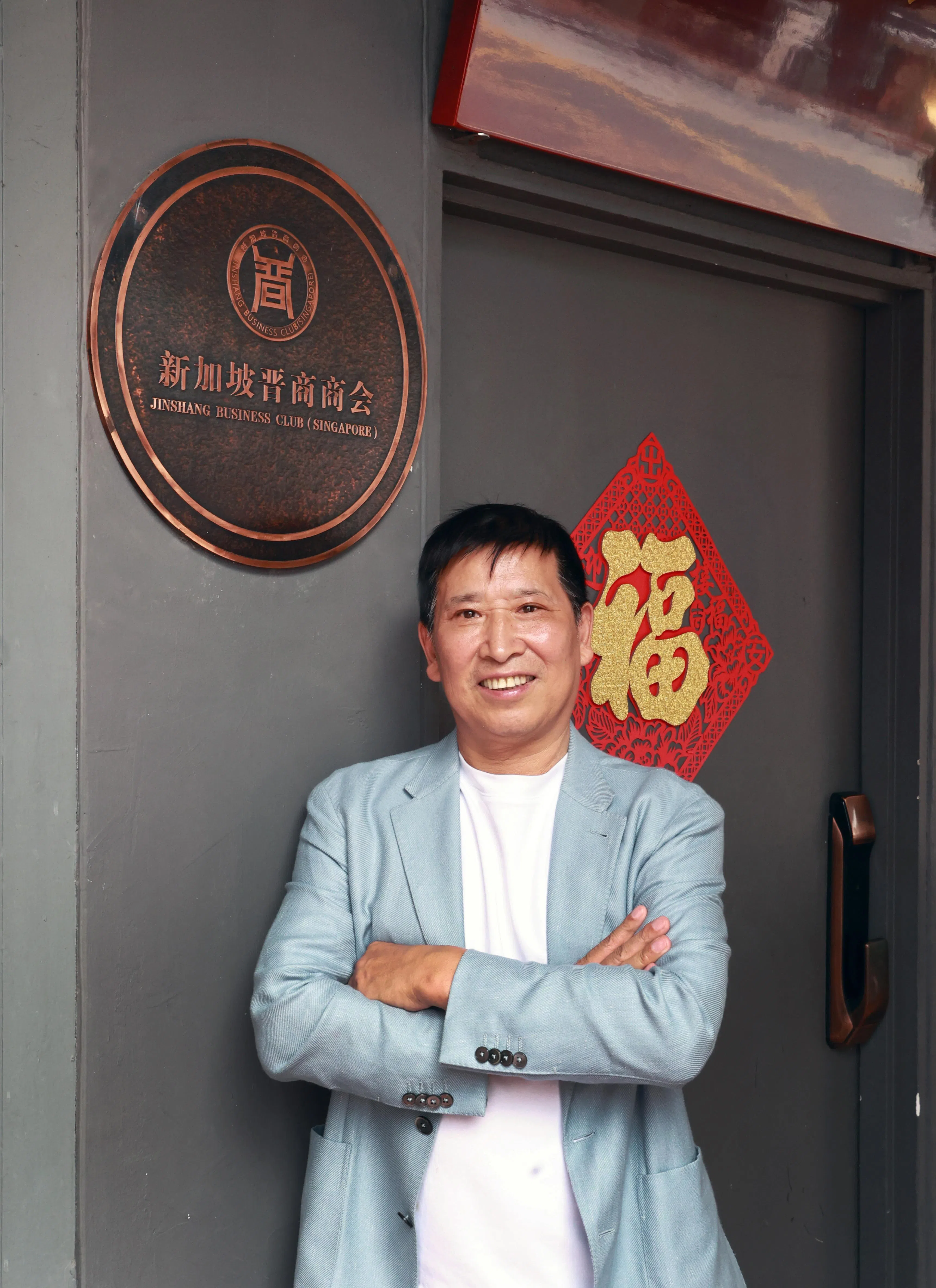 从商会成立至今便一直担任会长，明海龙认为，晋商商会已走到转型升级节点，不能只做连接平台，更要为会员指引方向。（周国威摄）