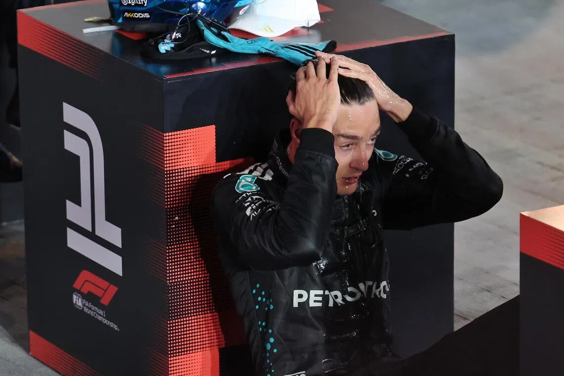 拉塞尔虽然首次在新加坡夺冠，但至今依然没能和马赛地达成续约。（唐家鸿摄）