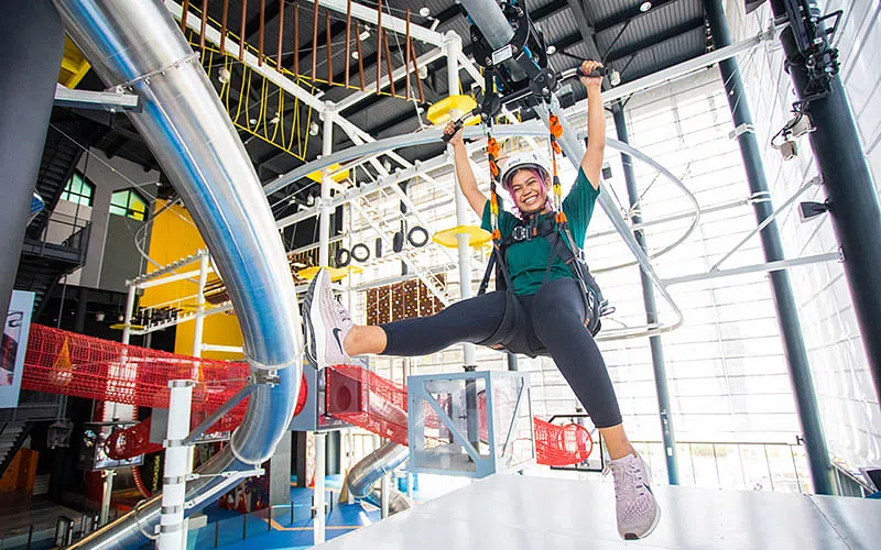 空中滑翔机带你展开探险旅程。（图／新报业媒体提供）