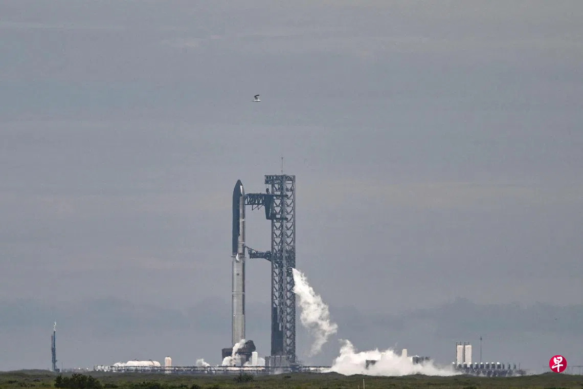 SpaceX再度推迟星舰试飞称需排查地面系统问题| 联合早报