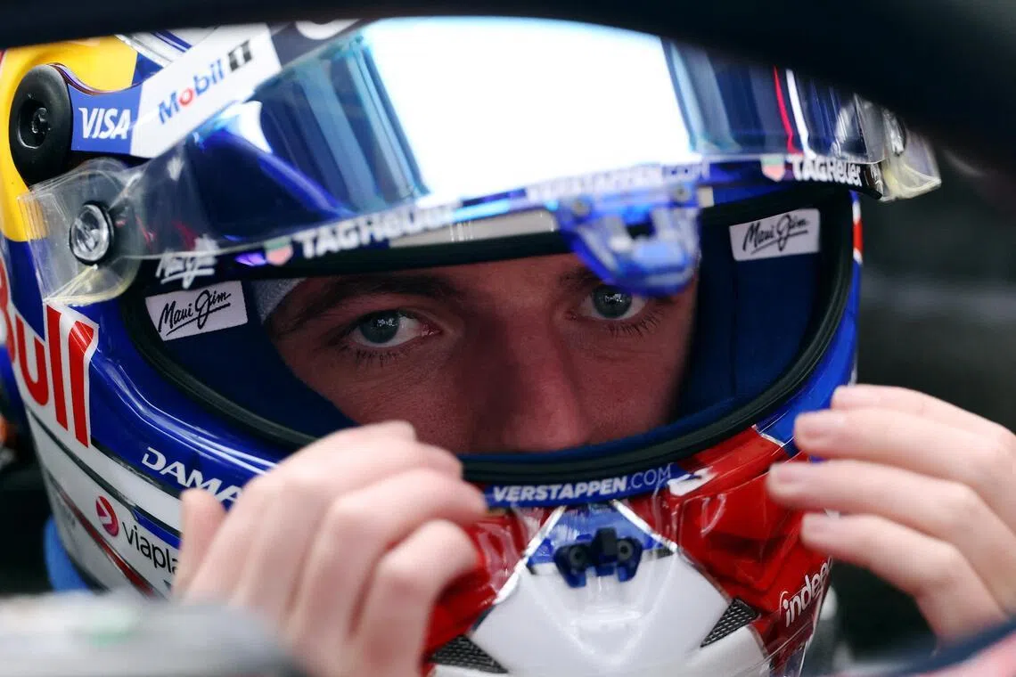 红牛赛车的竞争力与稳定性在新规则下都下滑，四届世界冠军费斯塔彭一站仅获第六，另一站更因故障退赛。（路透社）