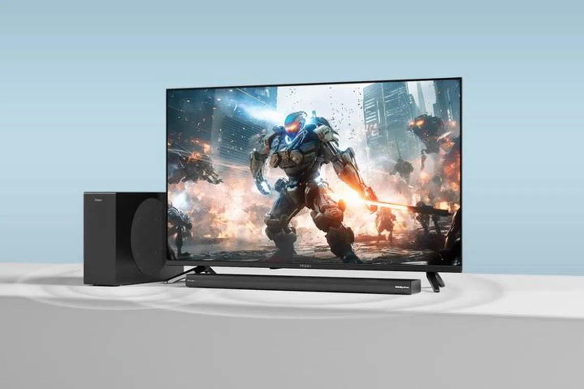 Prism+ Rhythm条形音箱相信是本地最纤薄的音箱，仅3.5公分高，可将它和扬声器安装在任何空间。（商家提供）