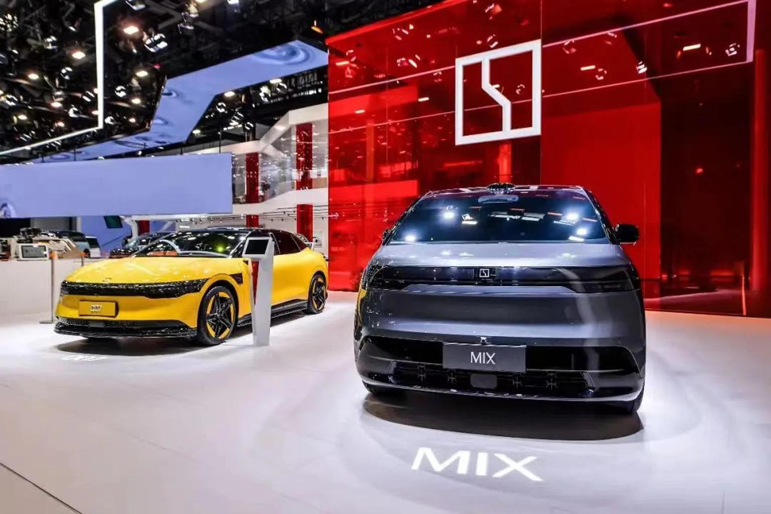 在去年4月的北京国际车展上，极氪展示了最新的电动车车款。（图/Zeekr提供）