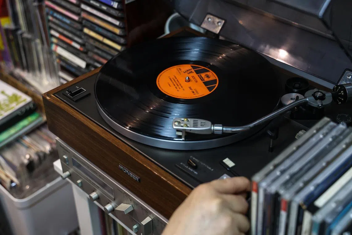 黑胶唱片销量超过CD，是否是因为发现了声音的魅力？（白艳琳摄）