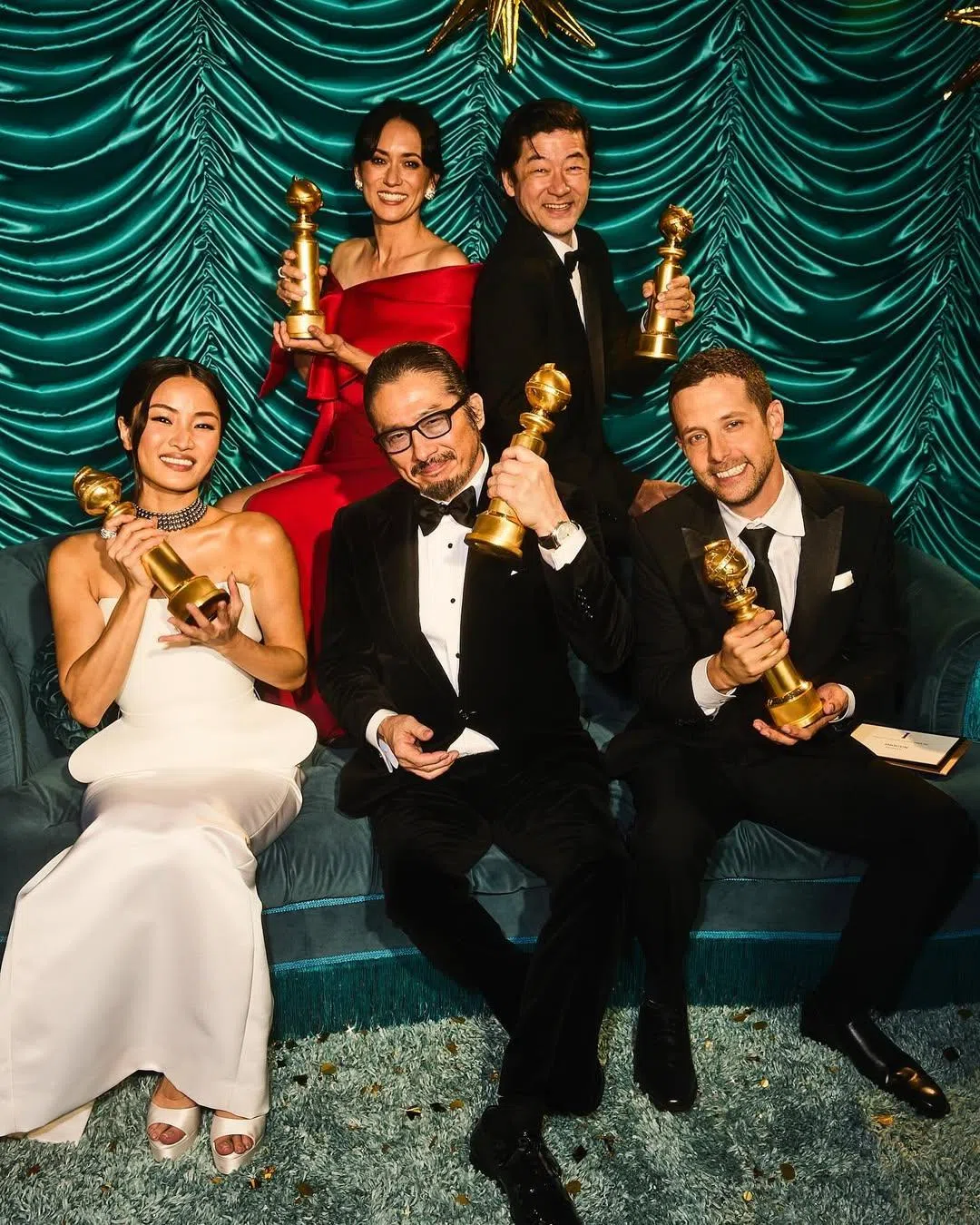 《幕府将军》在第82届金球奖入围最佳剧集、男女主角和男配角，最后都载誉而归。（取自剧集官方IG）