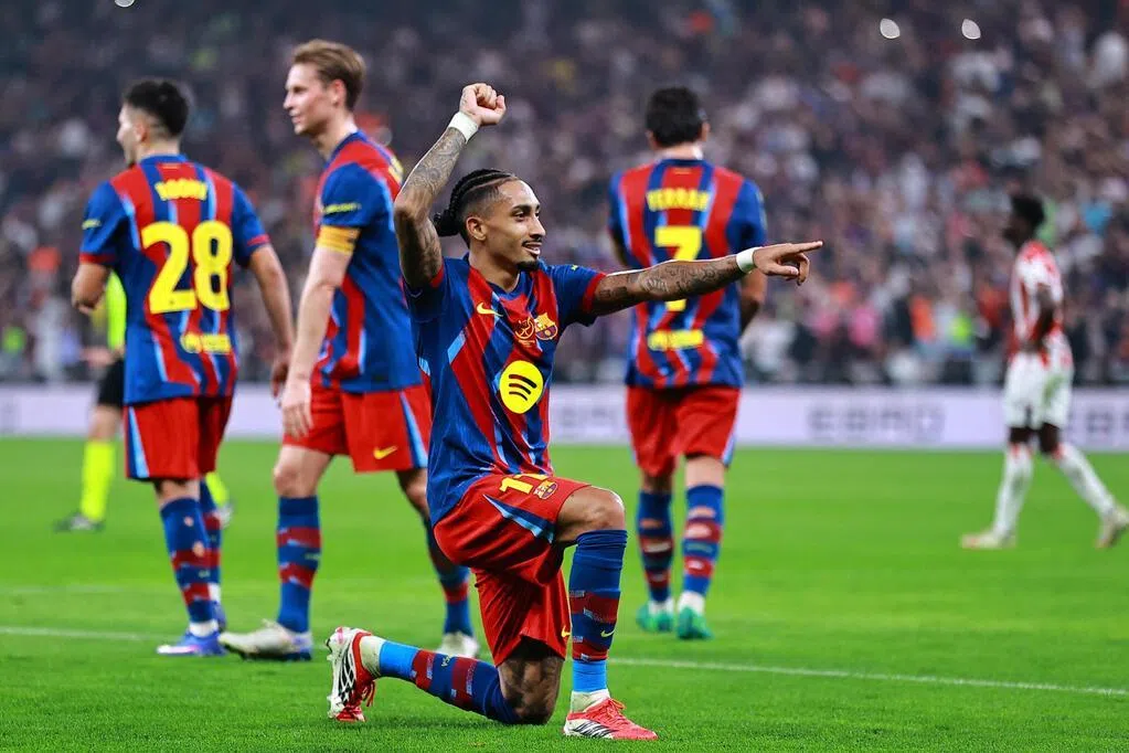 巴塞五球横扫毕尔巴鄂 强势晋级西超杯决赛剑指卫冕