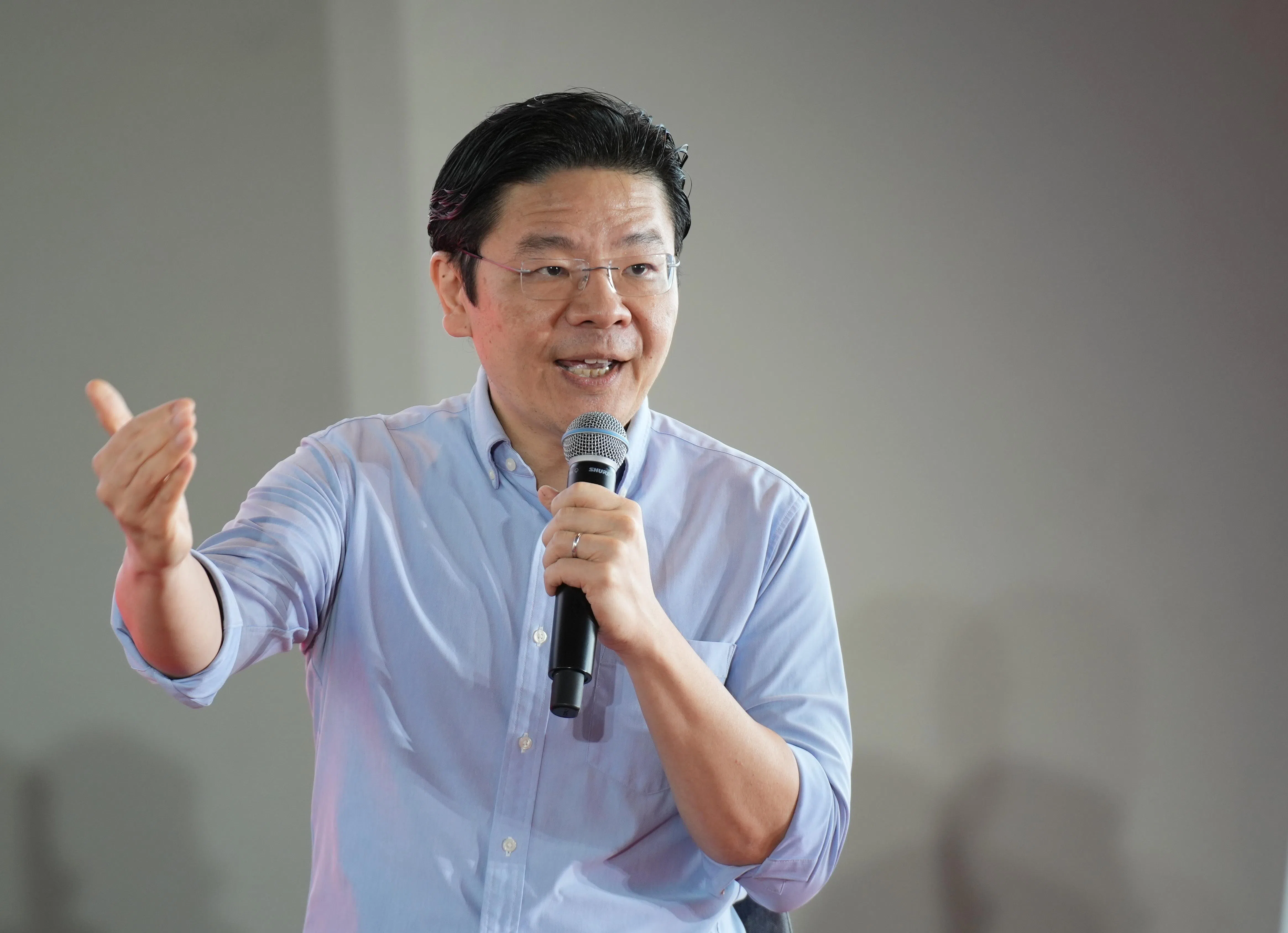 副总理兼财政部长黄循财说：“通过这个运动所进行的对话，给予了我们希望与信心，绝大多数人不只是考虑今天的自己，也非常关心子孙和下一代的未来。这份关切不只是在使用财政资源上，也延伸到可持续发展、气候变化和全球暖化等方面。”（谢智扬摄）