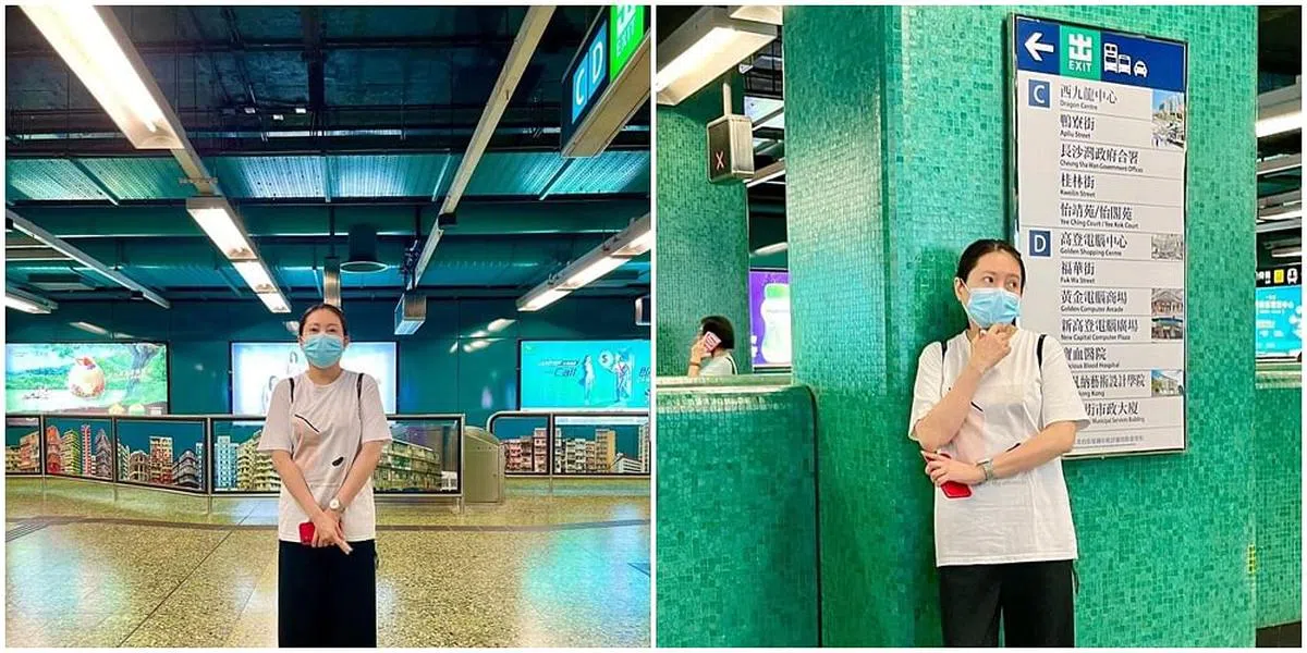 李丽珍搭地铁到深水埗一带寻觅美食。（图/IG）