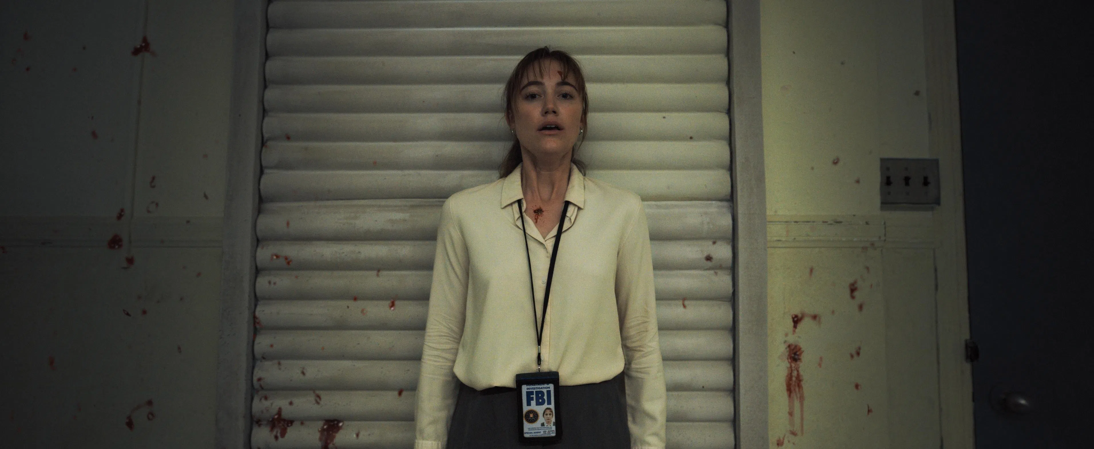 麦卡梦露在《长脚怪》饰演调查连环杀人案的FBI探员。（邵氏机构提供）