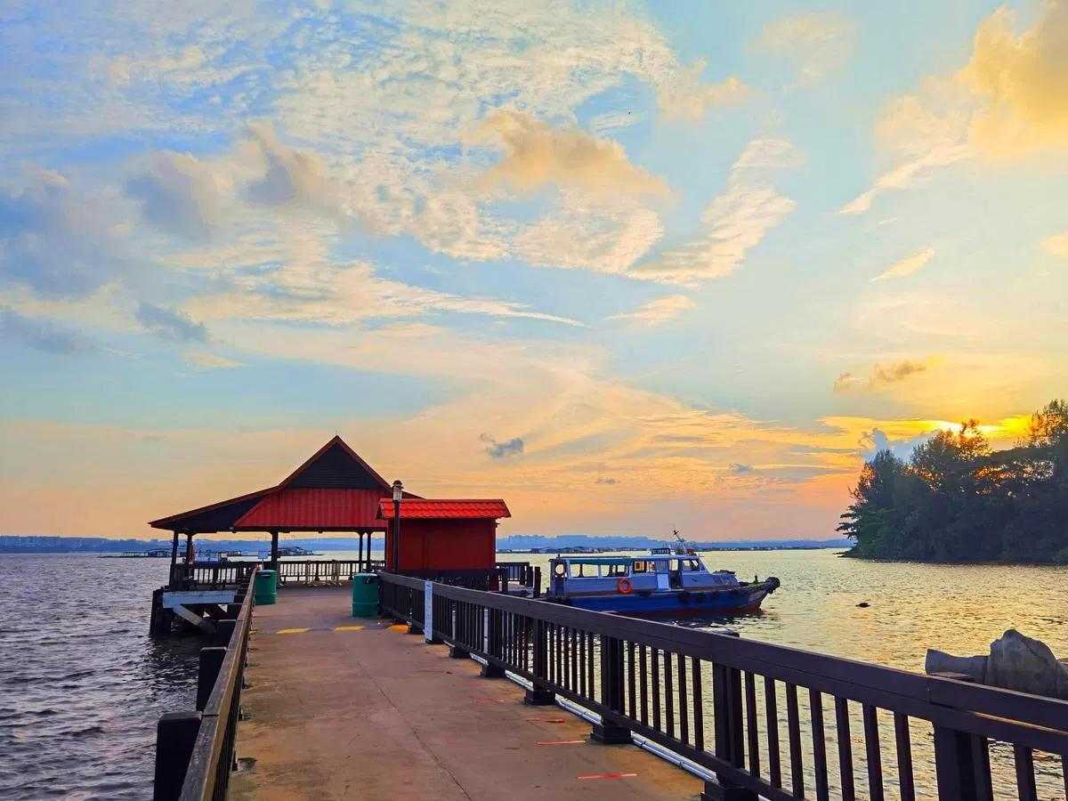 出海到新加坡的“最后一座甘榜”乌敏岛，容易给人恍若隔世的感觉。（档案照）