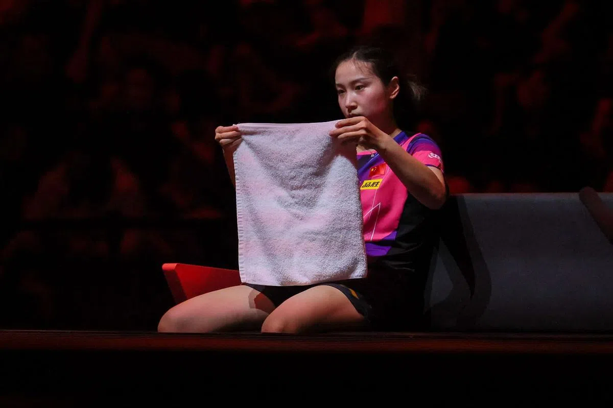 中国女将钱天一职业生涯首次打入高级别赛事女单决赛，决赛挑战世界第一的队友孙颖莎时，她表现得非常冷静。（卓祾祎摄）