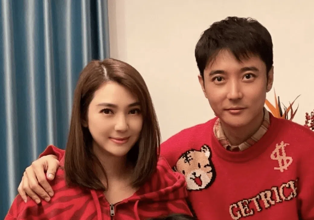 洪欣和张丹峰5月初昭告“不再是夫妻关系”，之后又澄清只是吵架并未离婚。（互联网）