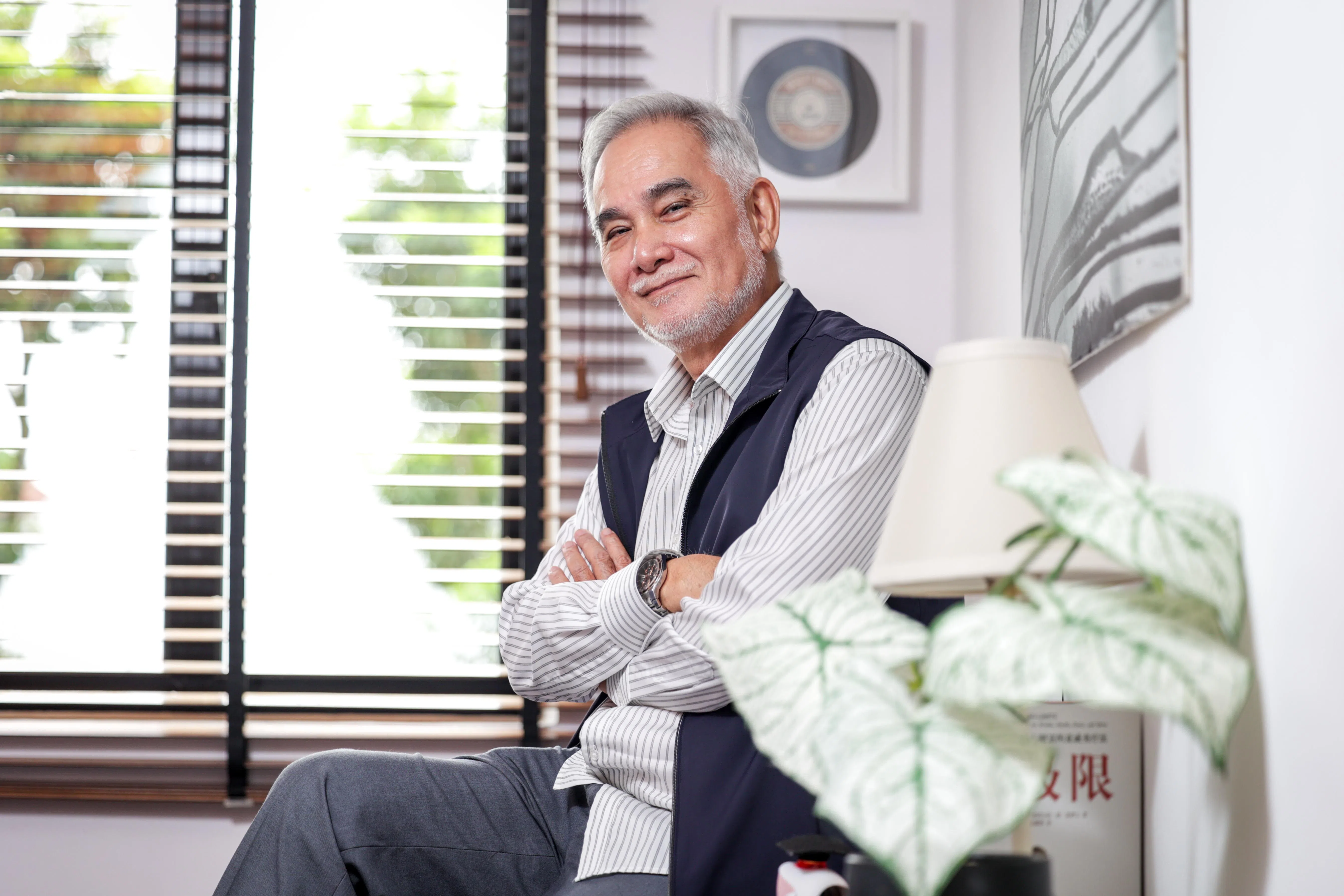 朱厚任想跟两个儿子合作一部作品。（档案照）