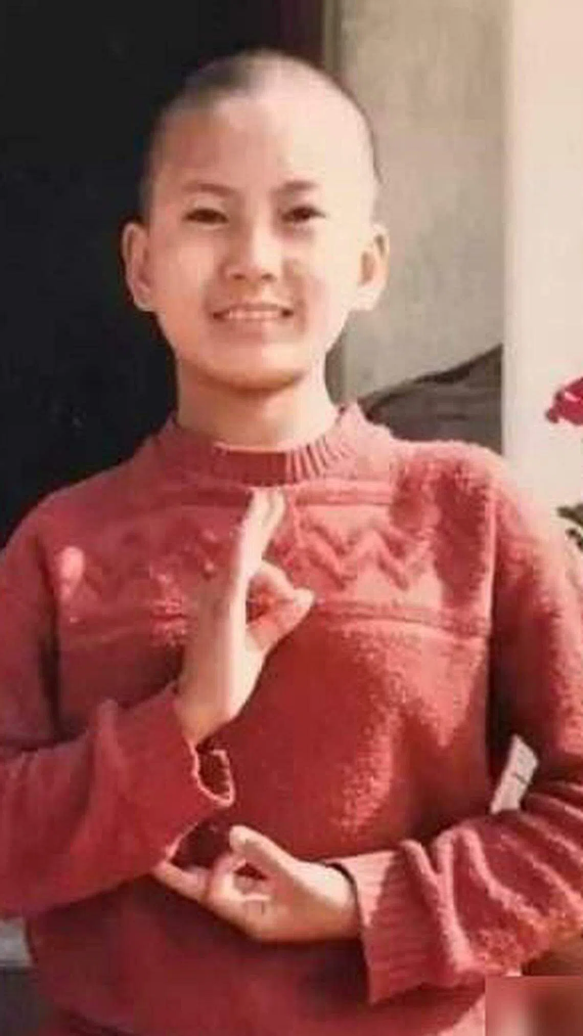 琼英卓玛从少时就开始修行。（互联网）