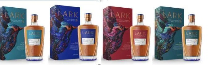 2026年烈酒市场仍由威士忌主导，图为刚在新加坡发布，澳洲塔斯马尼亚的Lark单麦威士忌。（酒商提供）