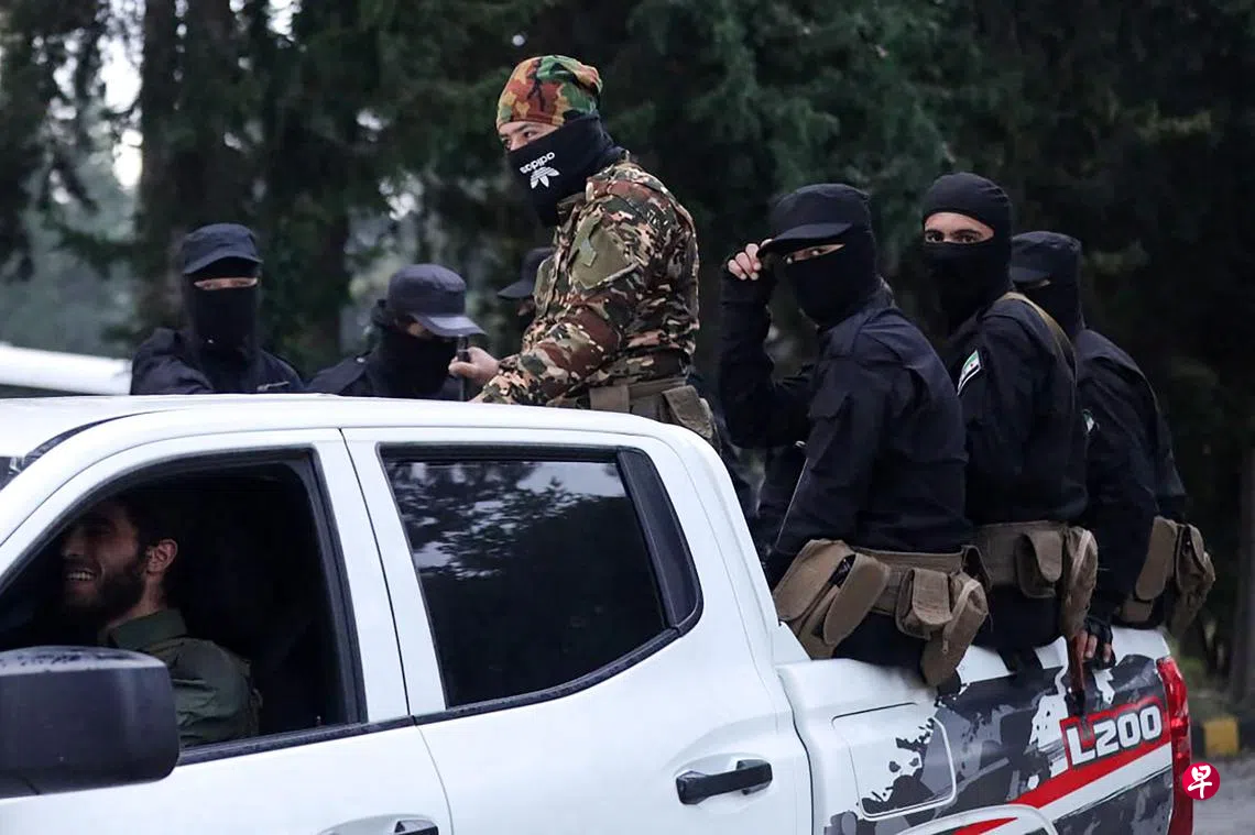 叙利亚新领导人呼吁国家和平冲突得到部分控制| 联合早报