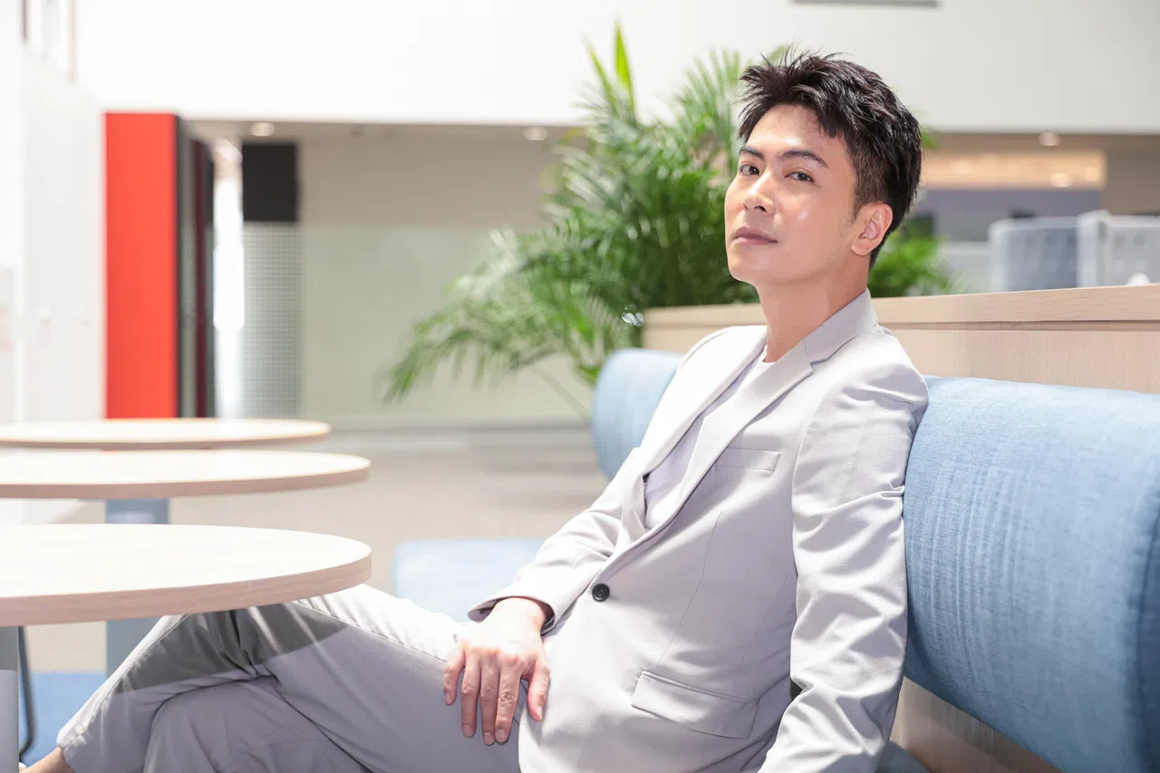 徐彬认为本地女演员比男演员容易出位。（李冠卫摄）
