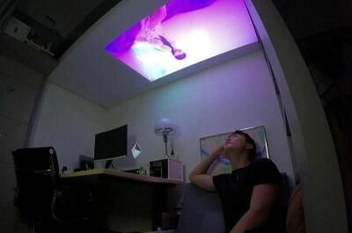 王宥学将这个小小的空间利用到了极致。（受访者提供）