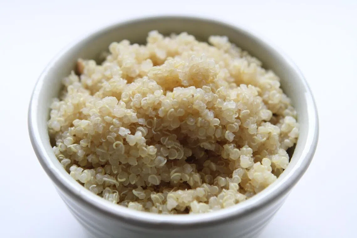 藜麦的蛋白质，是完全植物性蛋白质。（档案照）