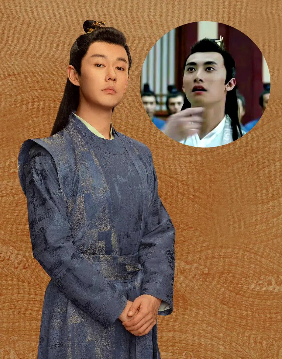 第二季的贺宗纬由宣言出演，上一部由萧浩冉（圈图）饰演。（互联网）