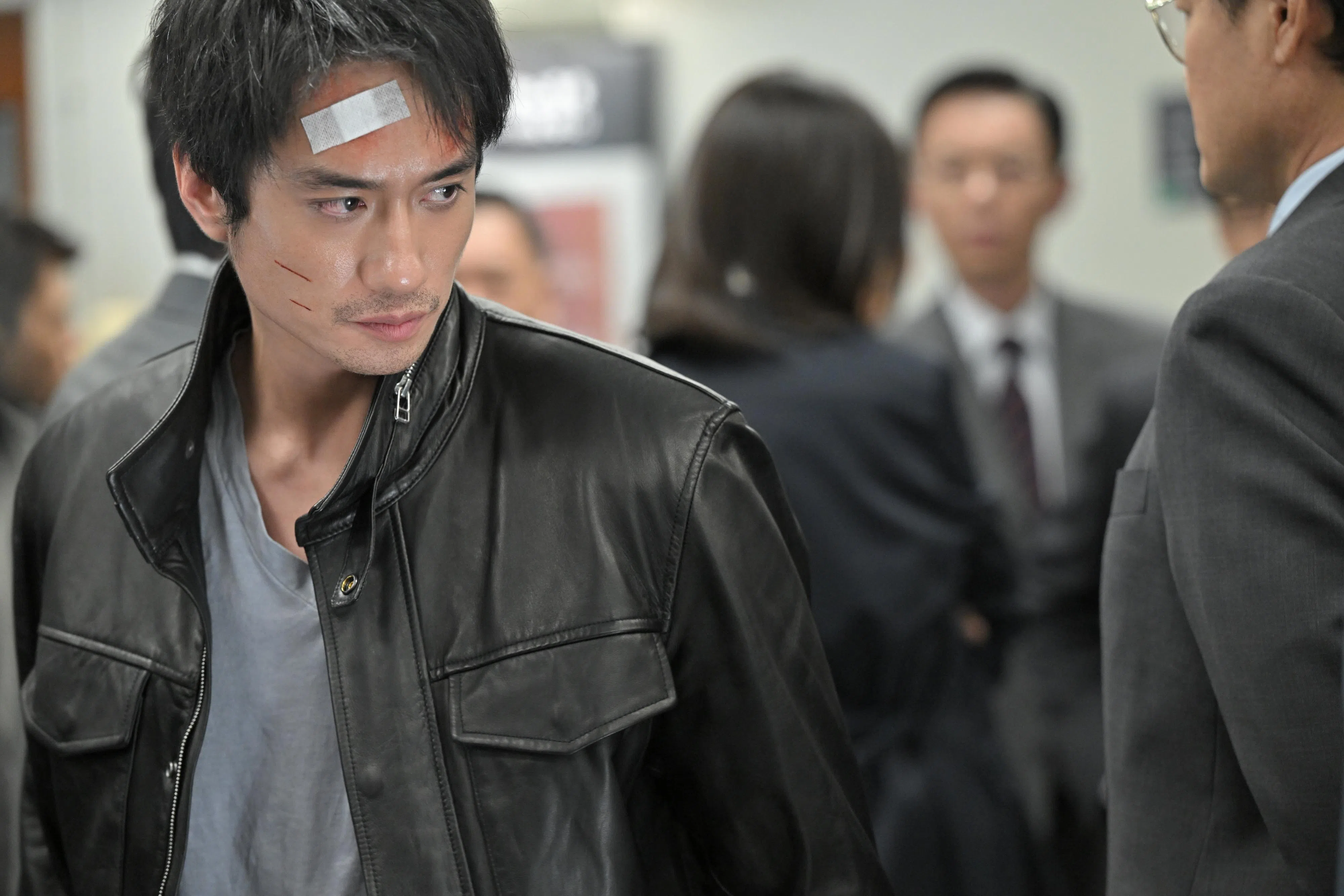 饰演热血刑警的刘俊谦，是目前最受看好的香港一线小生。（嘉华院线提供）