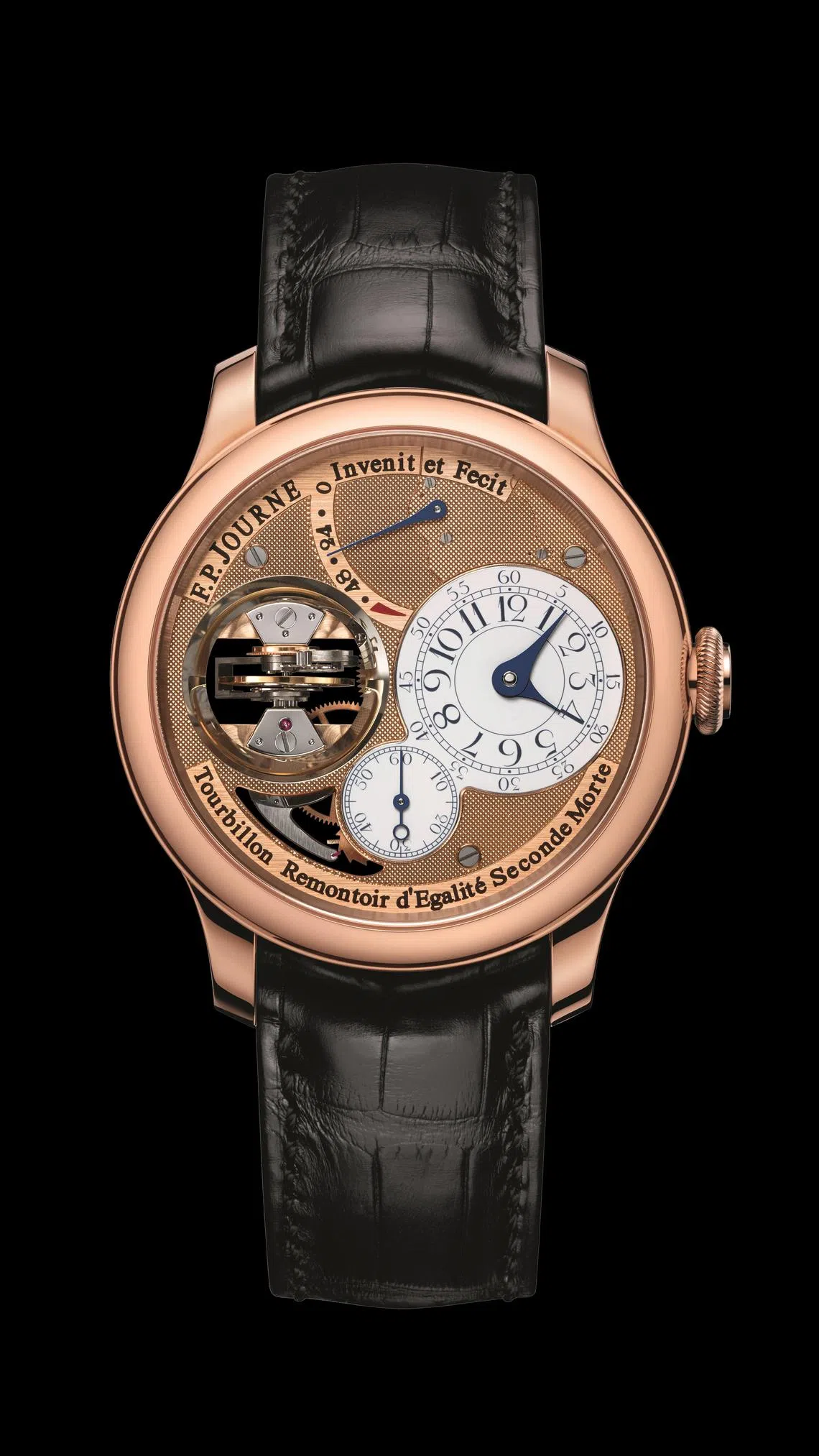 FP Journe Tourbillon Souverain陀飞轮腕表被视为FP Journe的圣杯之作。（欧佳时提供）