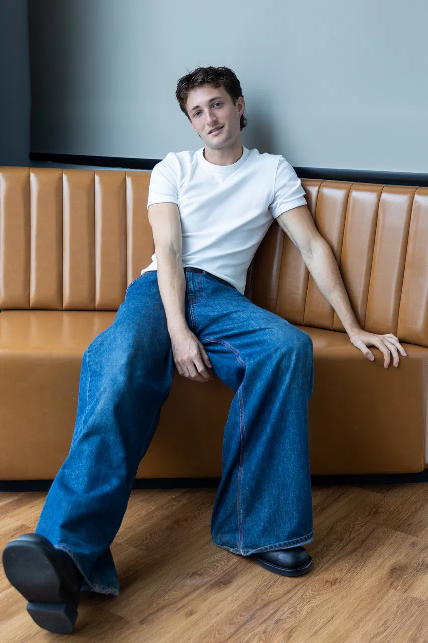 Moodie在15岁时就确定要从事音乐创作。（白艳琳摄）