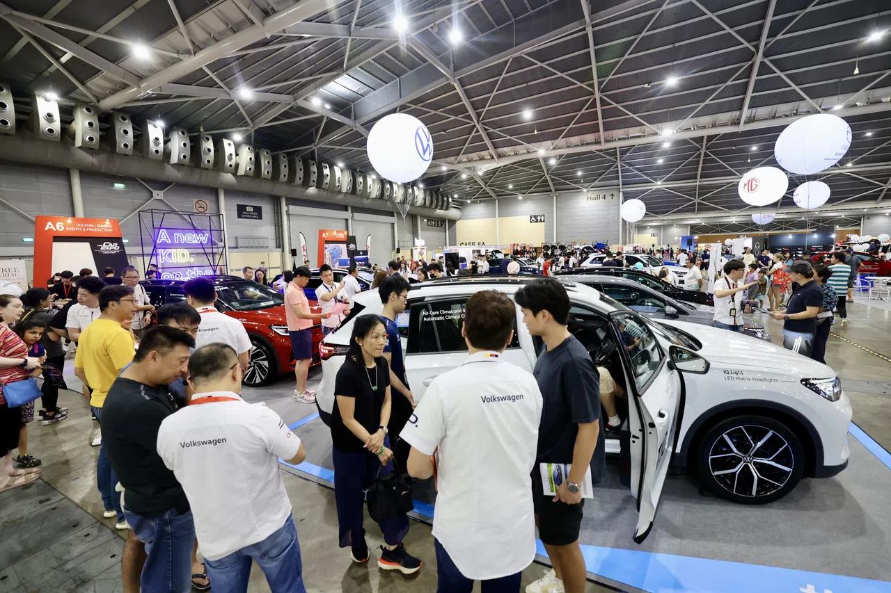 THE CAR EXPO汽车展销会首日销售交易量比去年10月的车展首日多20%。（邝启聪摄）