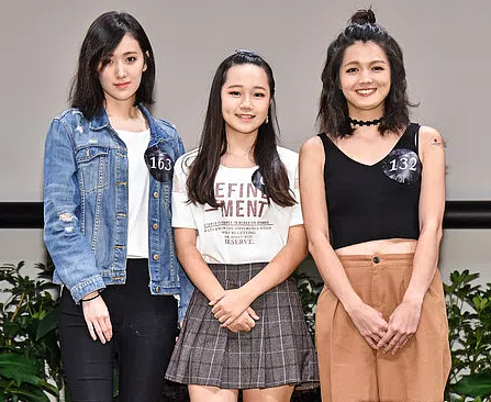 高凌风的女儿葛宸羽（左起）、张秀卿女儿林莉以及林瑞阳之女林静2018年参加《声林之王》海选活动时备受关注。（互联网）