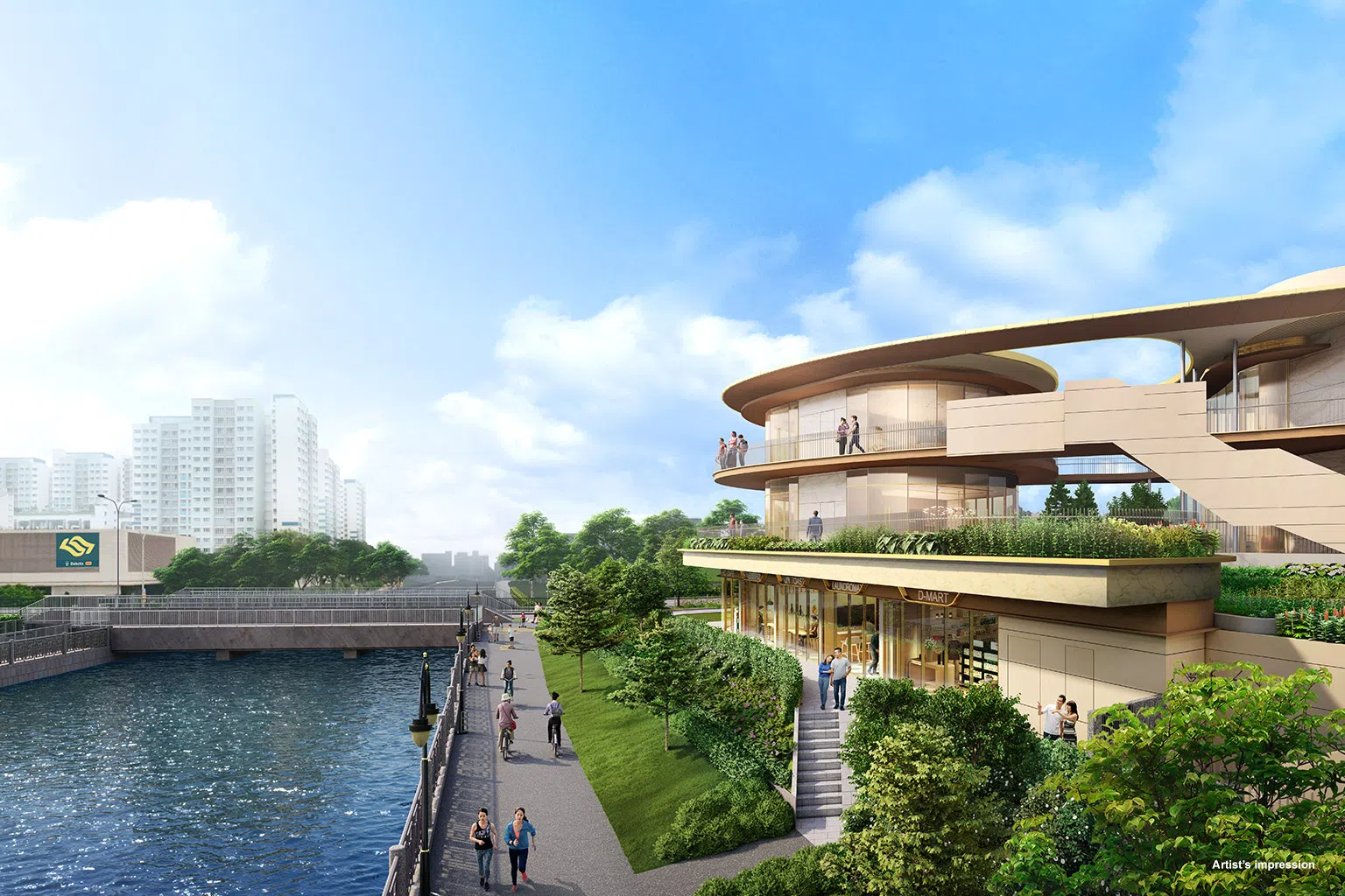 名门世家目前已售出七成单位。（效果图/新海逸和中建地产提供）