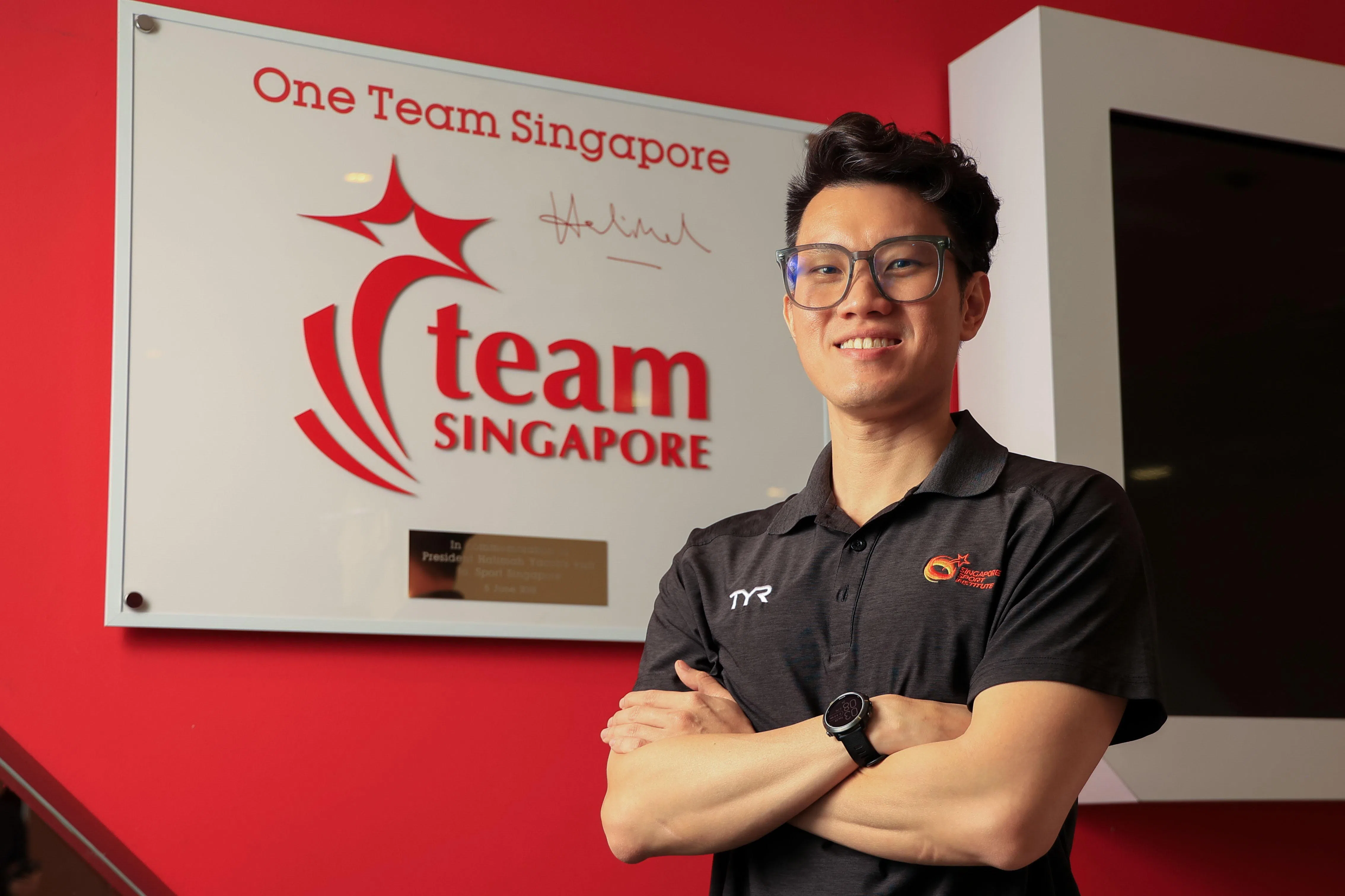 林万德说，不是只有心理有问题的运动员才需要心理学家的帮助。（吴先邦摄）