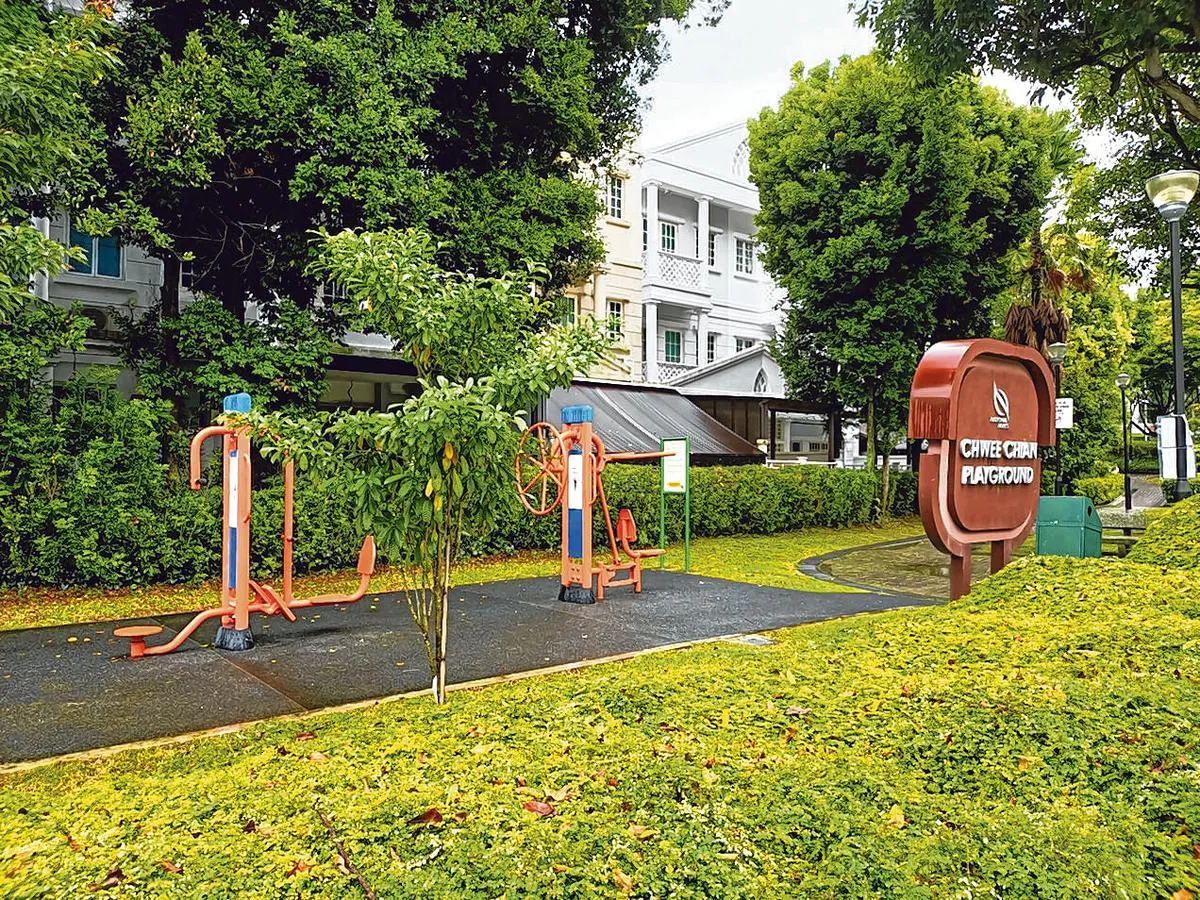 巴西班让的推迁公园。（作者提供）