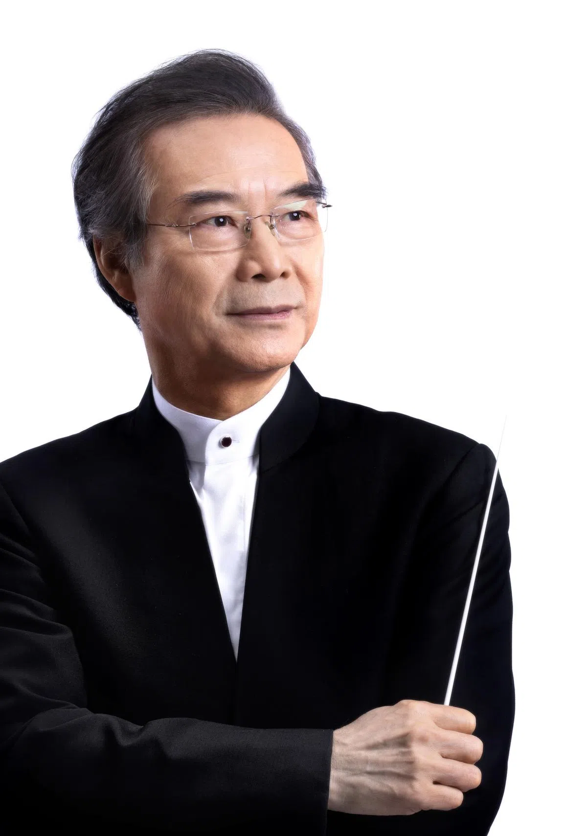 执掌香港中乐团二十余年，阎惠昌是华乐指挥界的佼佼者。（滨海艺术中提供）