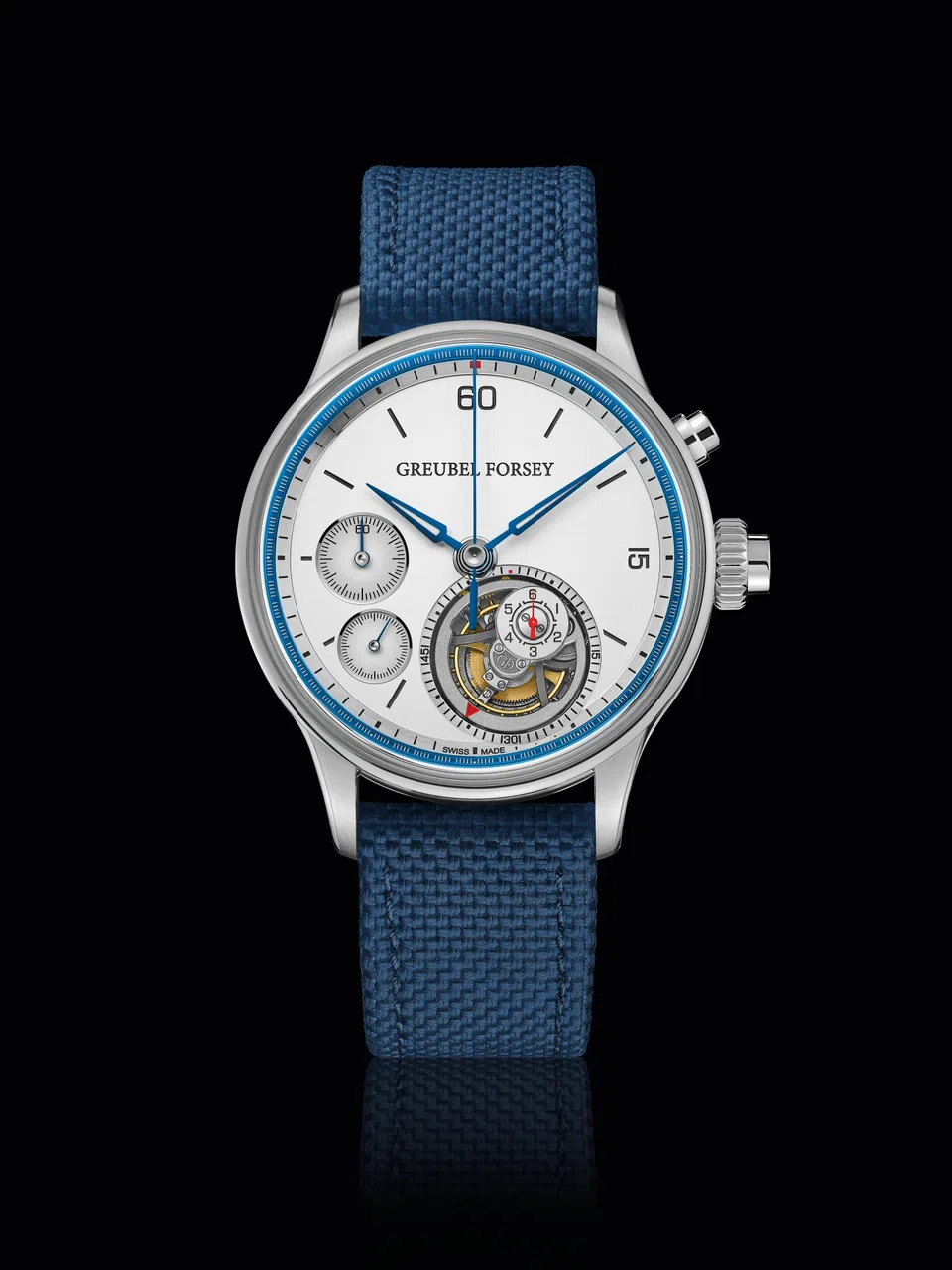 高珀富斯超级复杂腕表，把每次跳动能耗压至16纳焦耳，约为常规结构的1/1800。（GPHG提供）