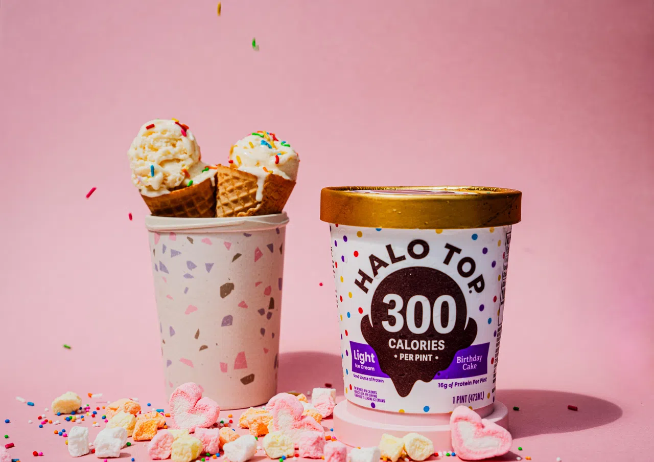 Halo Top冰淇淋有六种口味，尽管糖分含量降低，仍不失美味。（商家提供）