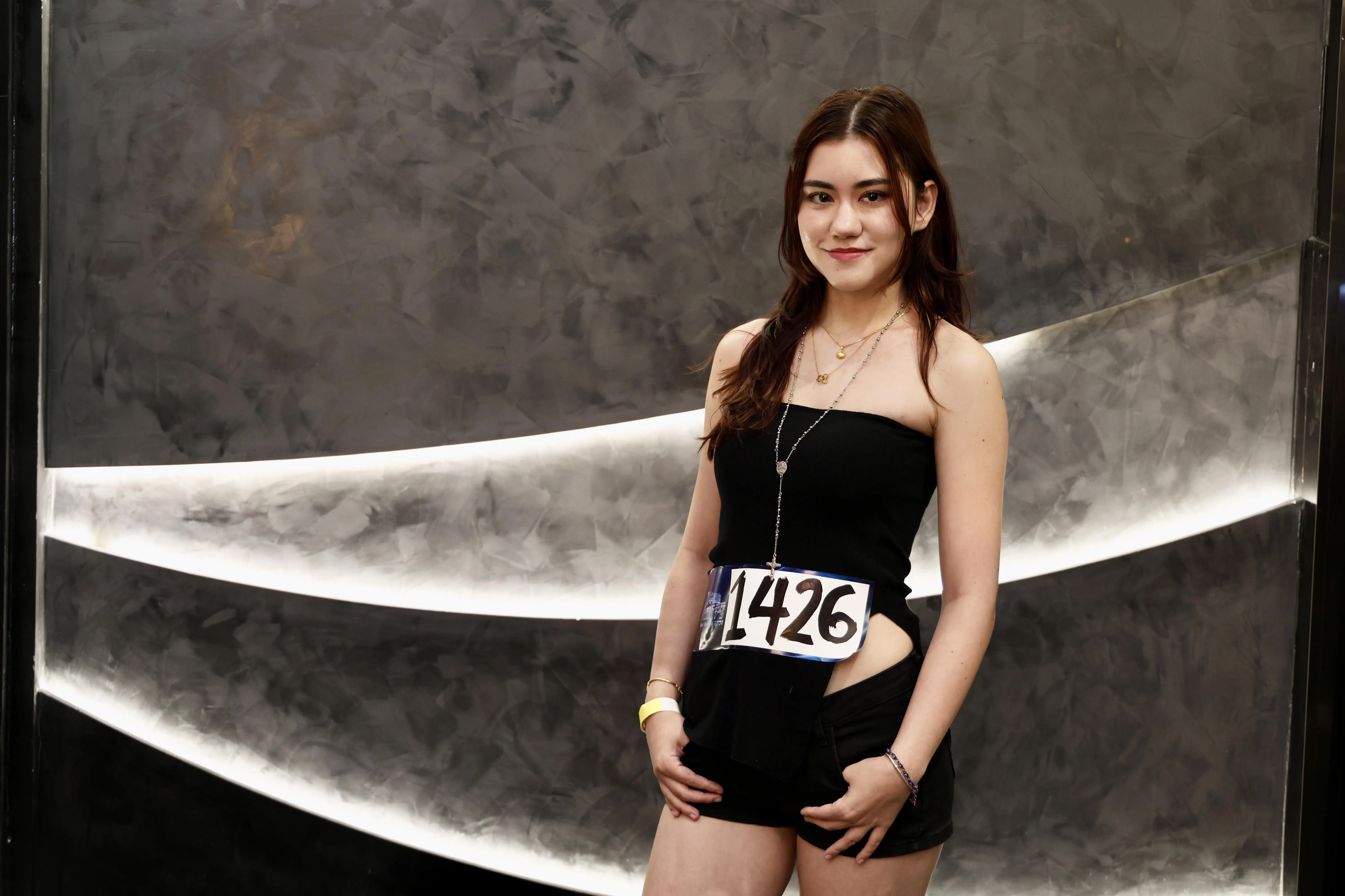 雪文恺萨是混血儿。（郑一鸣摄）