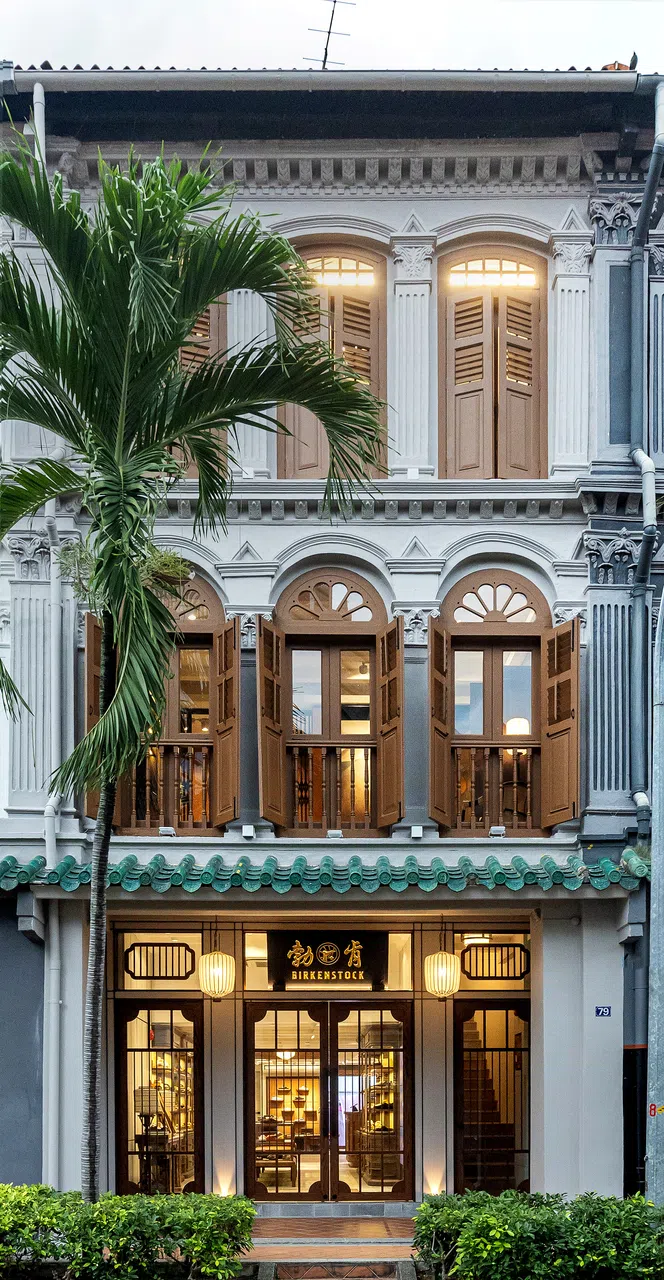 勃肯入驻牛车水达士顿路店屋，成为该品牌东南亚首家独栋旗舰店。（品牌提供）