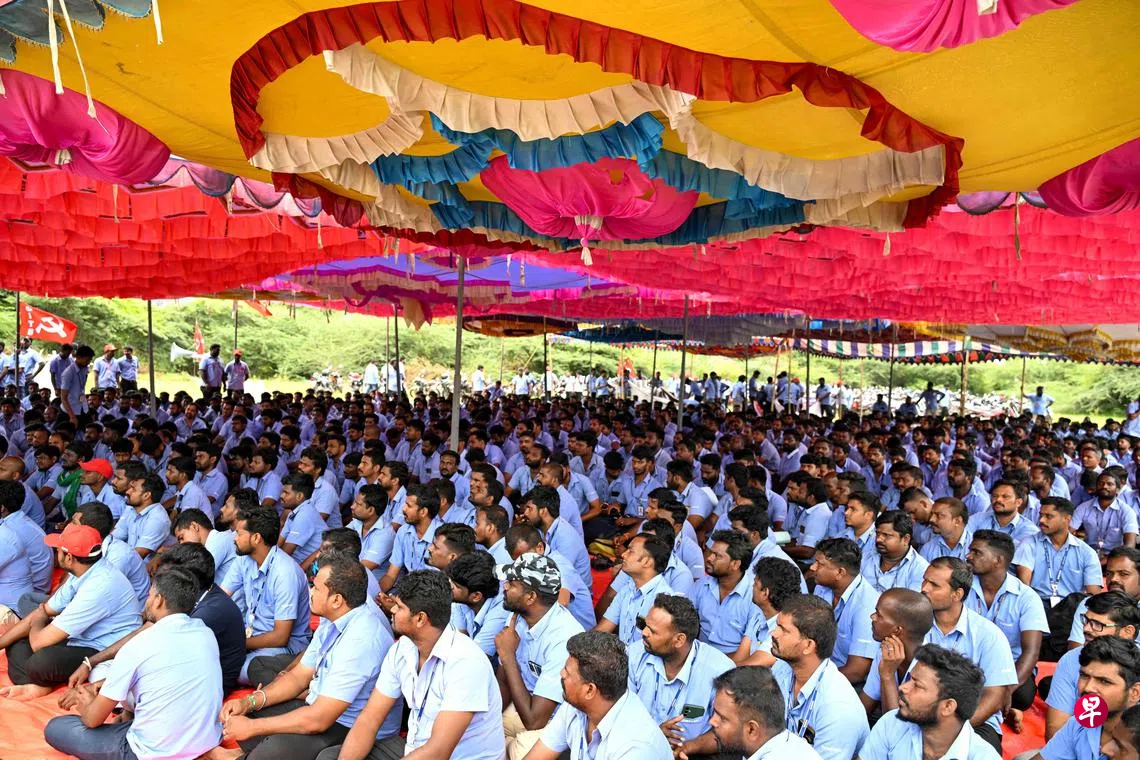 印度警方拘留百多名三星罢工工人和工会领袖| 联合早报