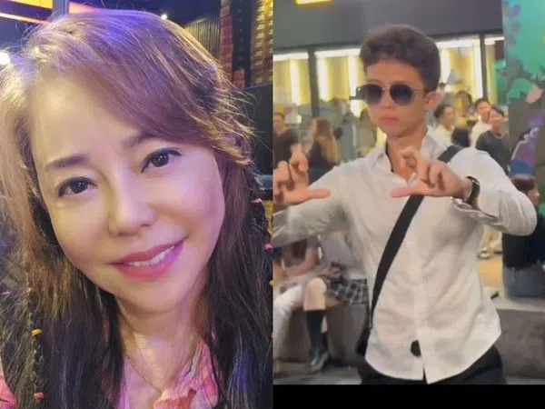 星妈狄莺被问到儿子再有脱序行为，仅表示随他，平安就好。（互联网）