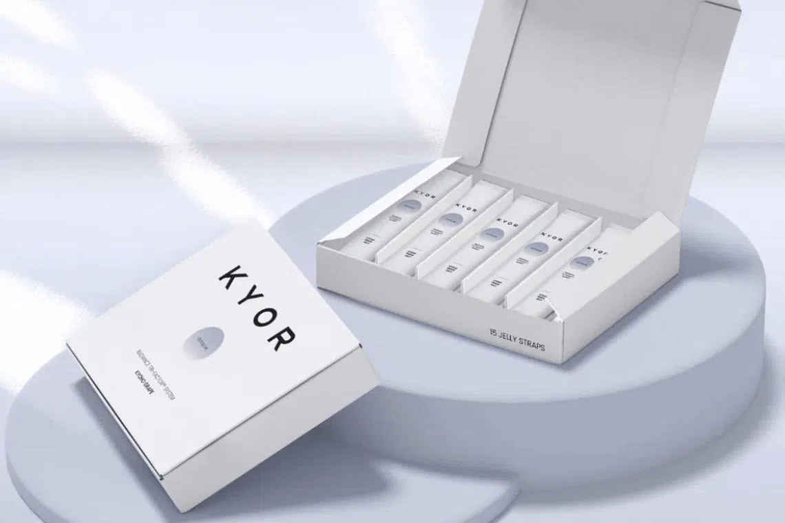 Kyor璀璨三因子果冻能改善皱纹和松弛的皮肤。（商家提供）