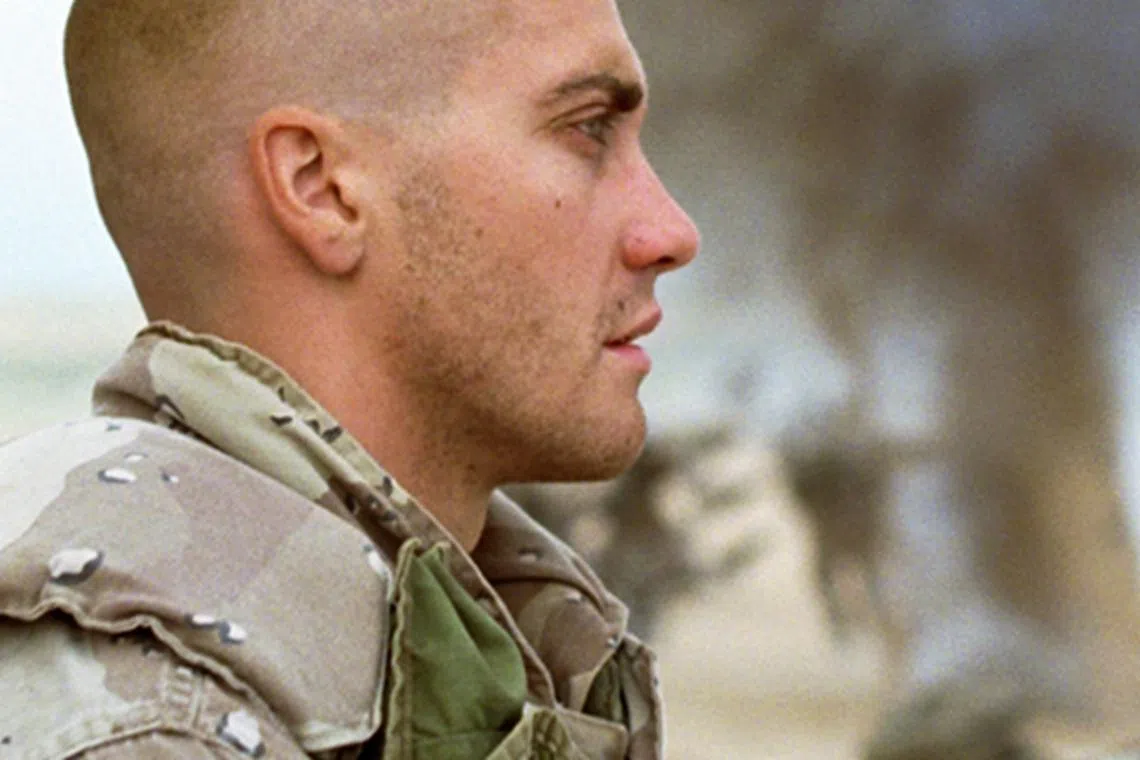 Jake Gyllenhaal在《锅盖头》饰演年轻狙击手。（星和提供）