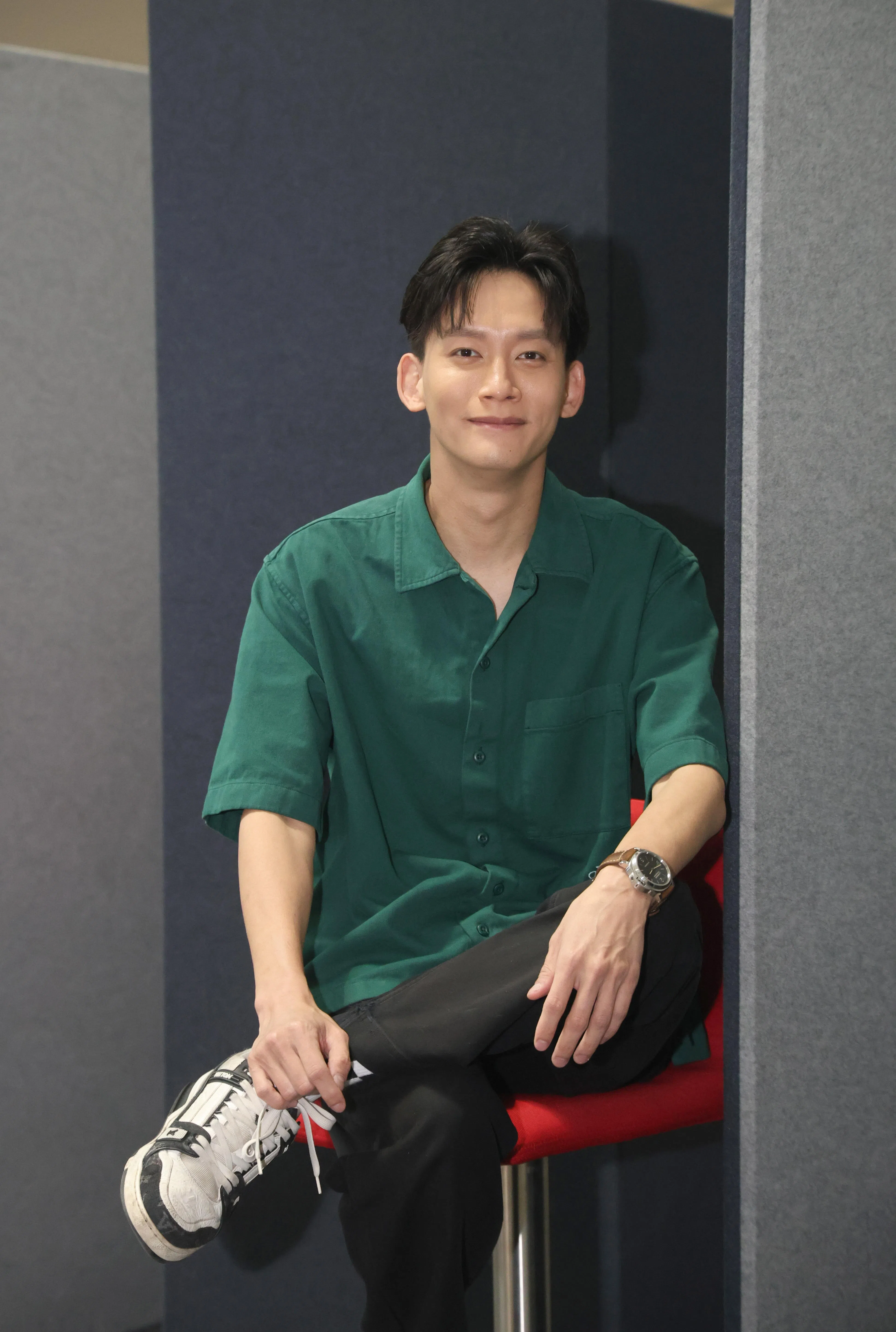 叶荣耀希望接下来有机会演绎反派角色。（邝启聪摄）