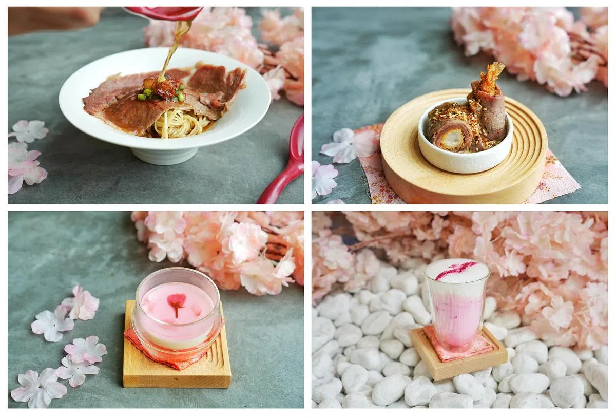 从即日起，源自京都并于本地开店的Menbaka Fire Ramen餐馆推出春季菜单（餐馆提供）。