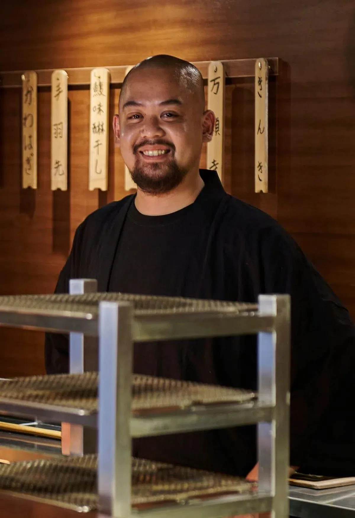 Akanoya Robatayaki主厨张天贤。（餐馆提供照片）