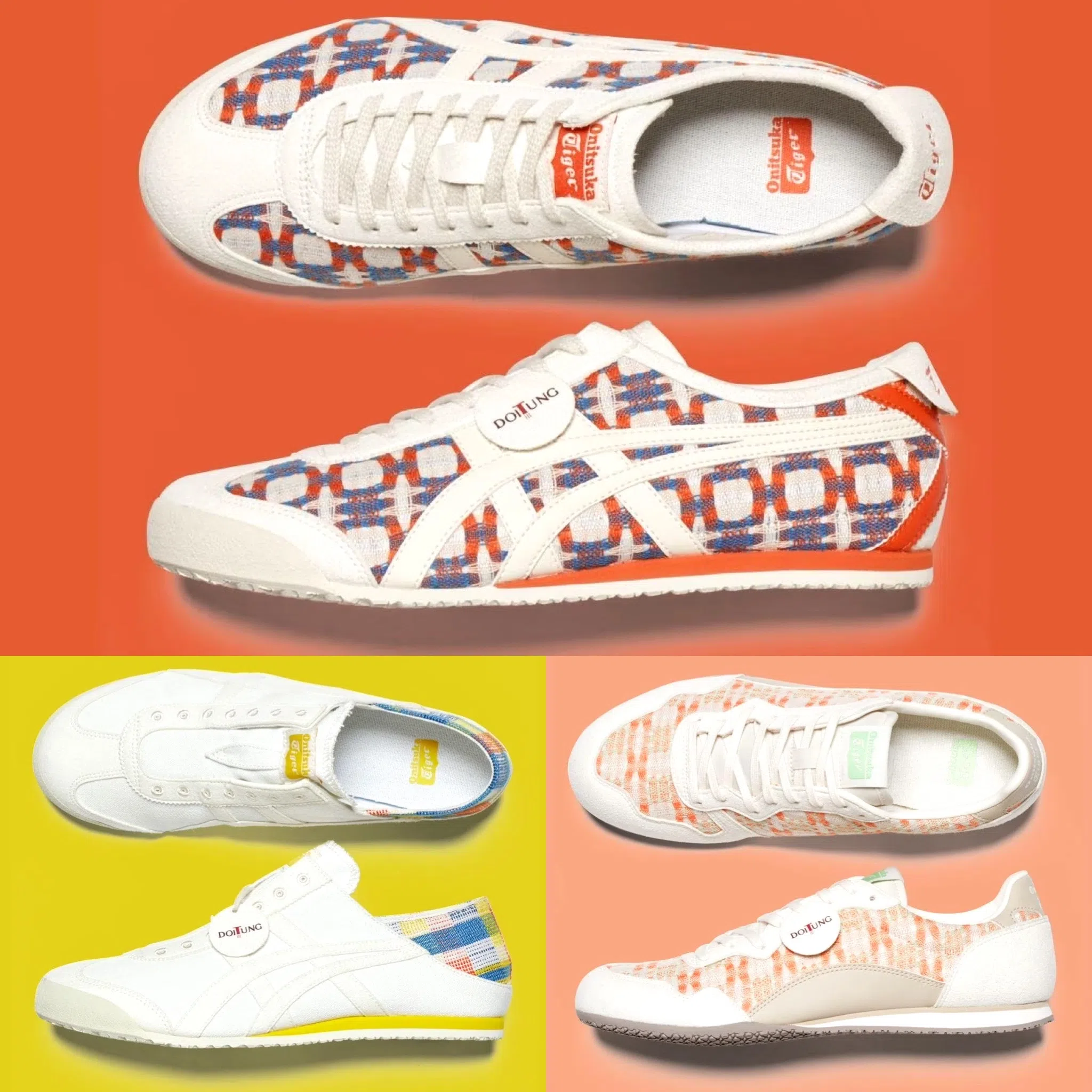 隔了三年，鬼塚虎与董山今年推出第二弹联名协作系列。（Onitsuka Tiger提供）