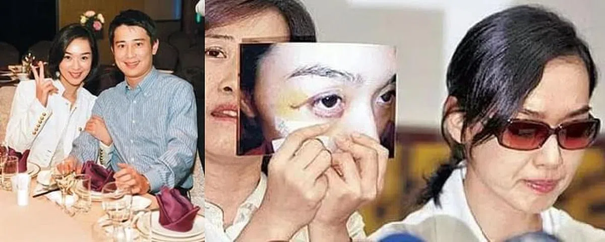 王静莹与陈威陶结婚后惊传家暴。（互联网）