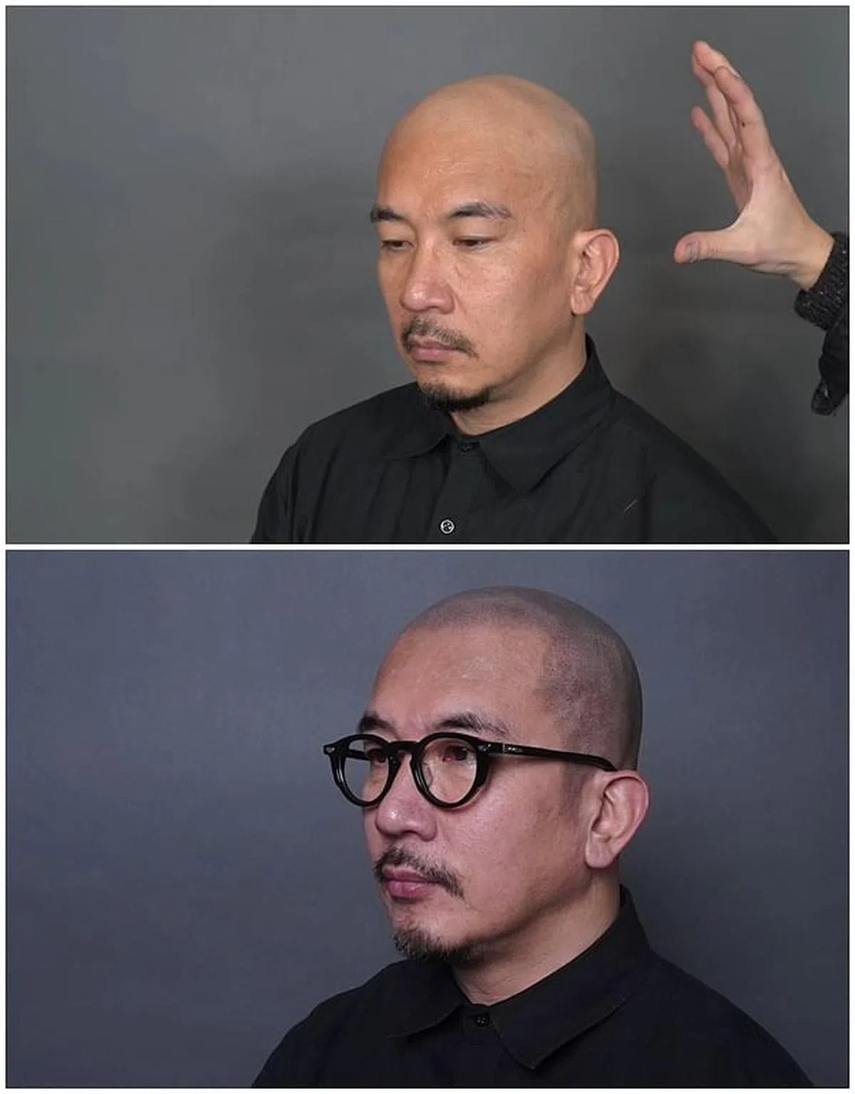 具俊晔的“发际线刺青”引起网民热议。（图/截自YouTube）