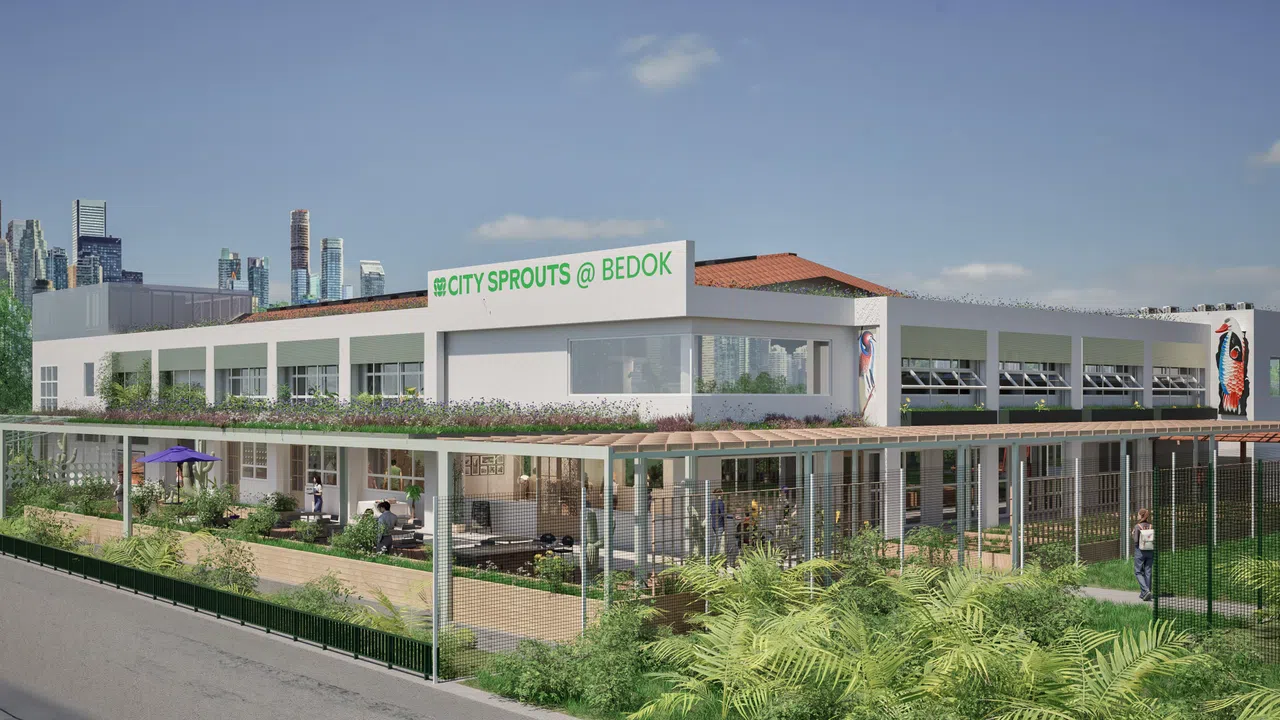 甘榜菜市民众联络所旧址预计今年底完成翻新工作，到时能为附近居民提供更多社交空间。（City Sprouts提供构想图）