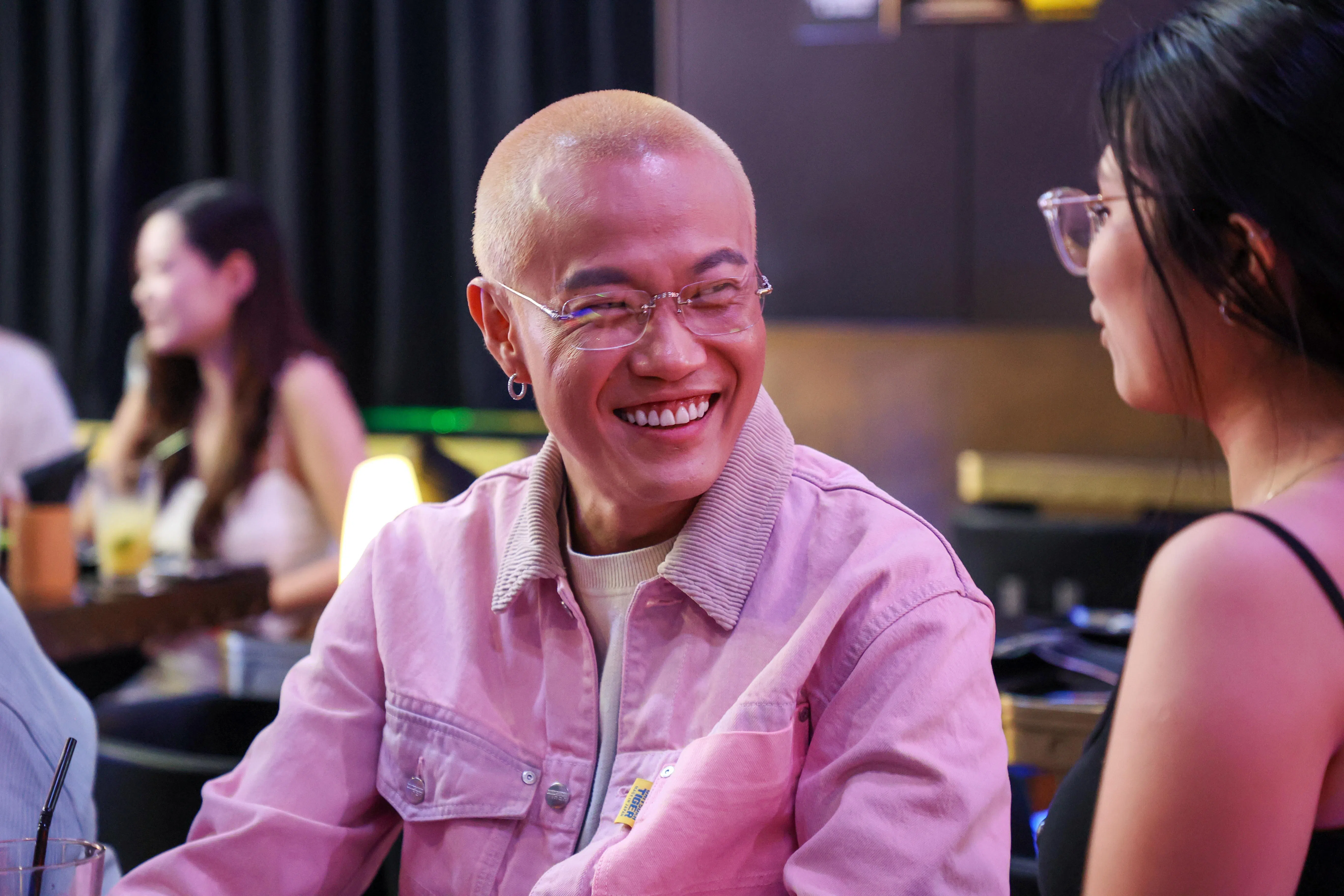 黄立晖请观众多多包涵他的演技。（游甯稀摄）